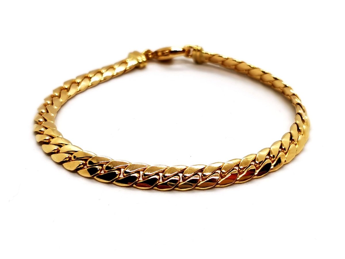 Bracelet Maille anglaise Or jaune - Castafiore