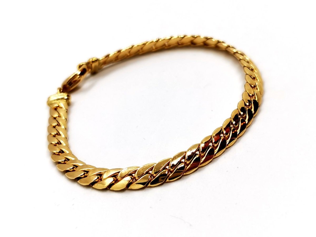 Bracelet Maille anglaise Or jaune - Castafiore