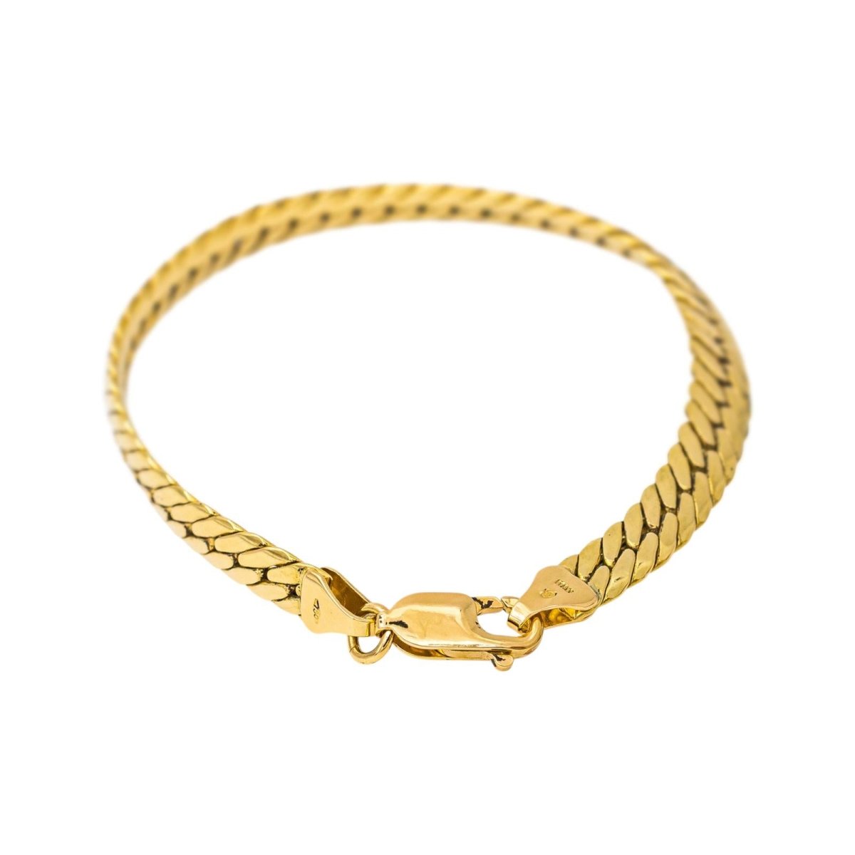 Bracelet Maille Anglaise Or jaune - Castafiore