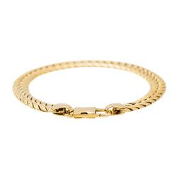 Bracelet Maille anglaise Or jaune - Castafiore