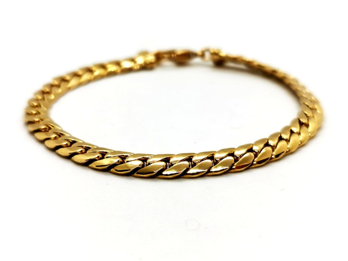 Bracelet Maille anglaise Or jaune - Castafiore