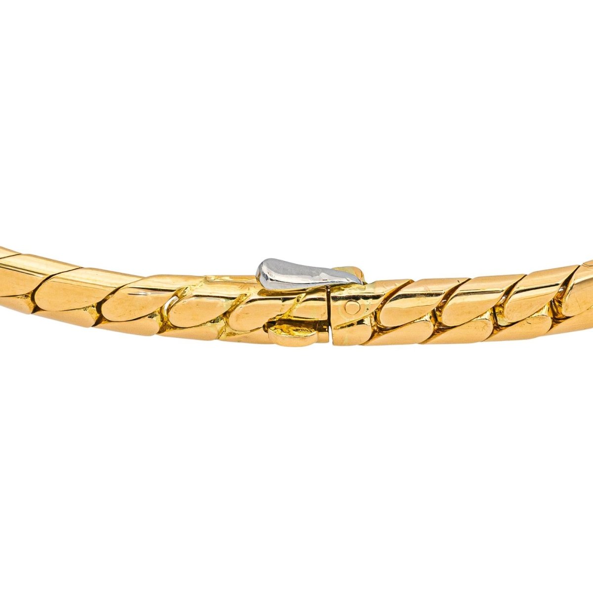 Boucheron Bracelet English mesh Yellow gold Emerald 