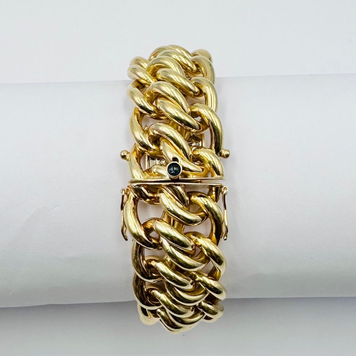 Bracelet Maille CAPLAIN SAINT ANDRE en or jaune - Castafiore