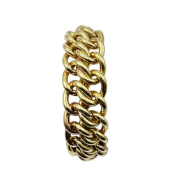 Bracelet Maille CAPLAIN SAINT ANDRE en or jaune - Castafiore