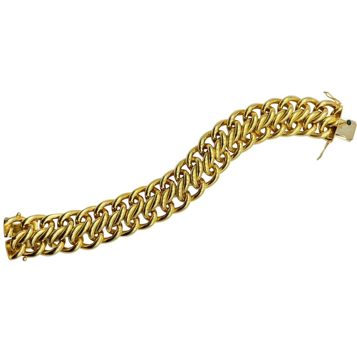 Bracelet Maille CAPLAIN SAINT ANDRE en or jaune - Castafiore
