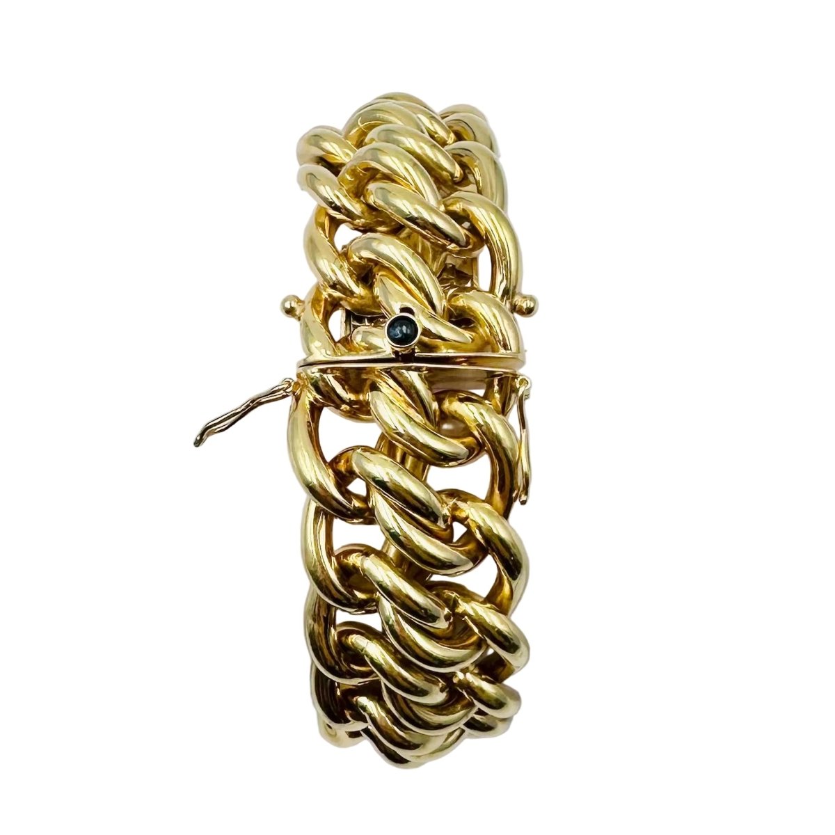 Bracelet Maille CAPLAIN SAINT ANDRE en or jaune - Castafiore