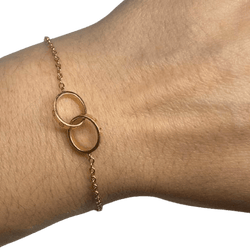 Bracelet Maille CARTIER "Baby Love" en or rose - Castafiore