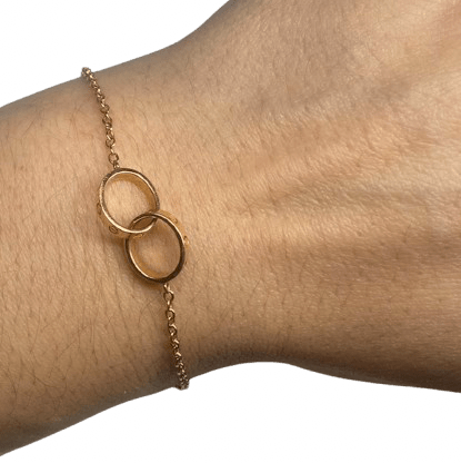 Bracelet Maille CARTIER "Baby Love" en or rose - Castafiore