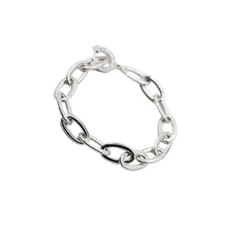 Bracelet Maille CARTIER en or blanc et diamants - Castafiore