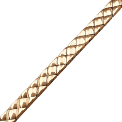 Bracelet Chanel, "Matelassé", yellow gold.