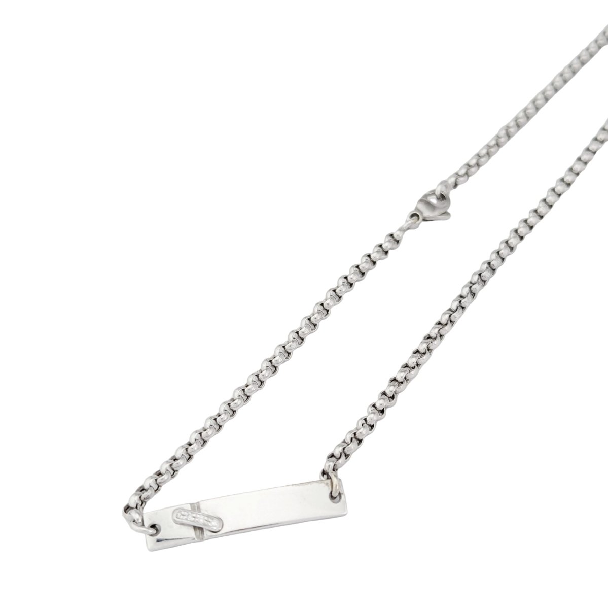 Bracelet Maille CHAUMET "Lien" en or blanc et diamants - Castafiore