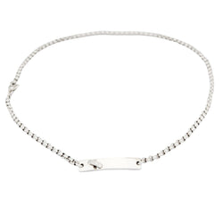 Bracelet Maille CHAUMET "Lien" en or blanc et diamants - Castafiore