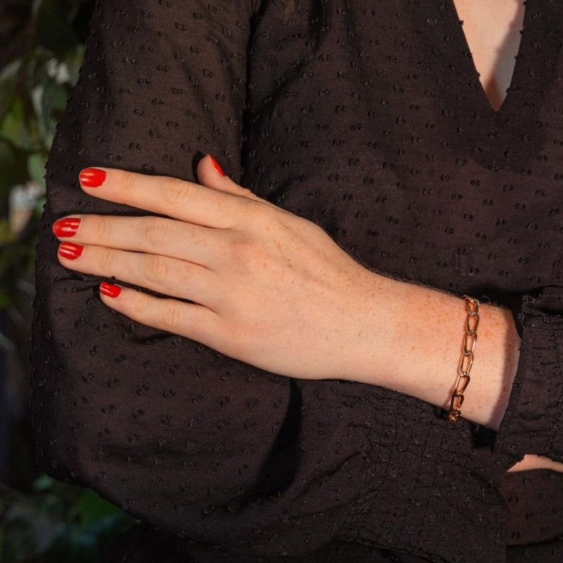 Bracelet Maille cheval Or rose - Castafiore