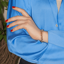 Bracelet Maille CHOPARD en or jaune - Castafiore