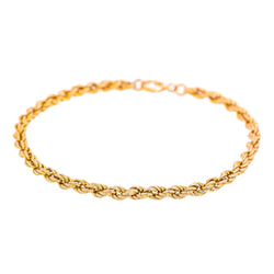 Bracelet Maille Corde Or rose - Castafiore