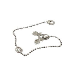 Bracelet Maille CRIVELLI en or blanc et diamants - Castafiore
