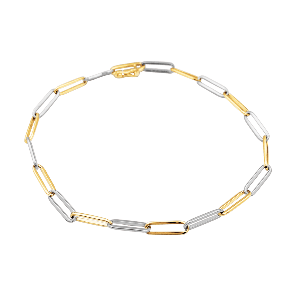 Bracelet Dinh Van vintage, two golds.