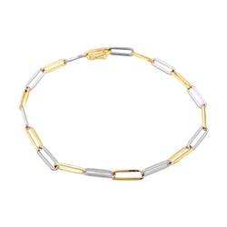 Bracelet Dinh Van vintage, two golds.