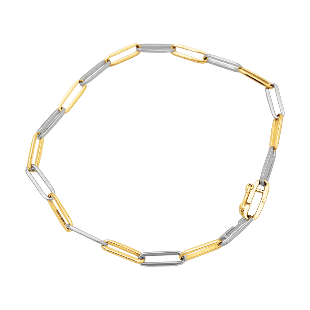 Bracelet Dinh Van vintage, two golds.