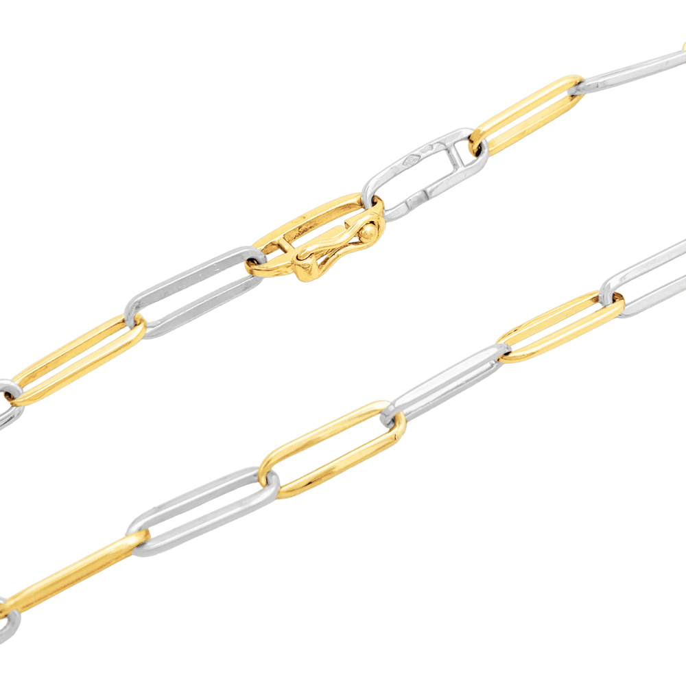 Bracelet Dinh Van vintage, two golds.