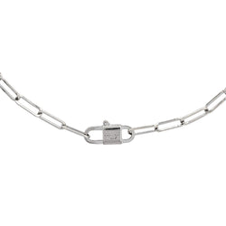 Bracelet Maille DINH VAN "Le Cube" en or blanc et diamant - Castafiore