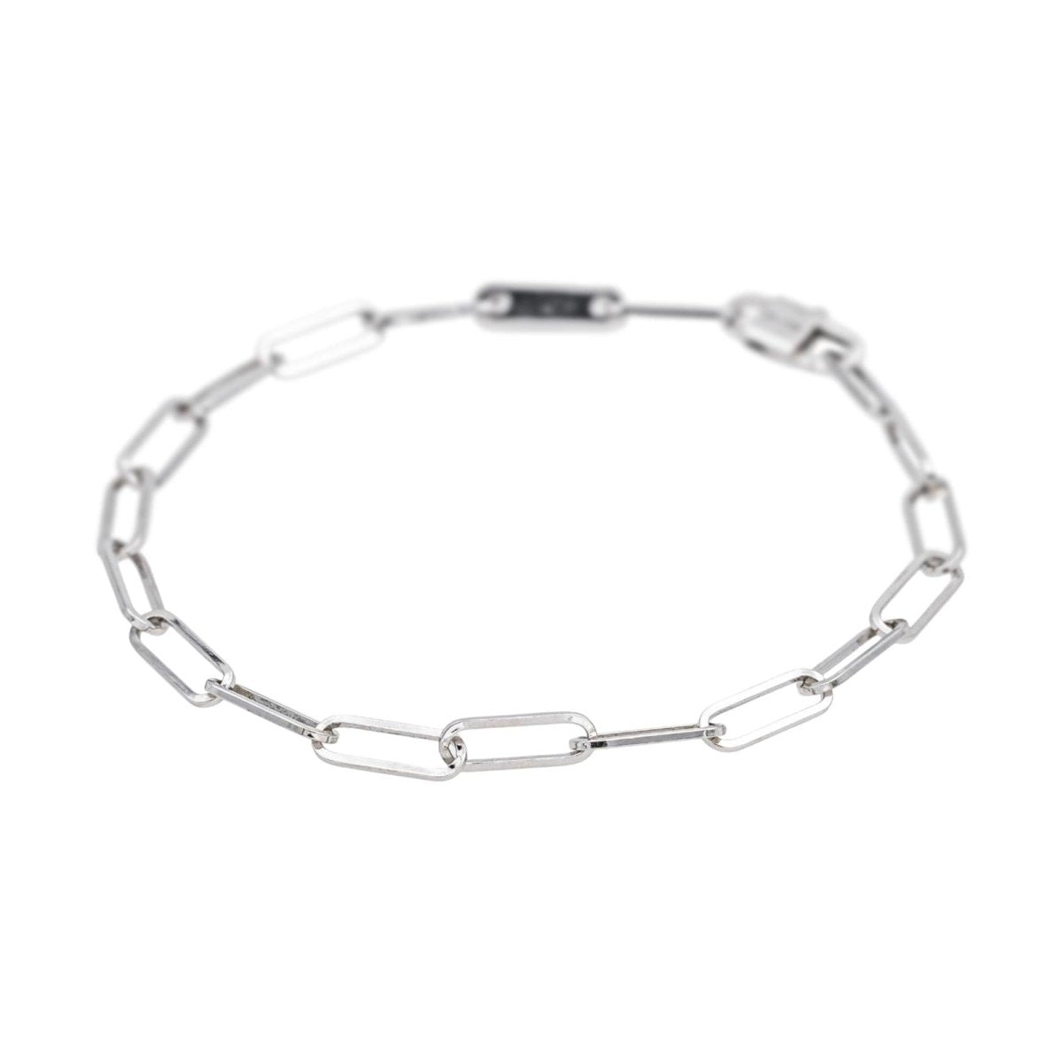 Bracelet Maille DINH VAN "Maillon" en or blanc - Castafiore
