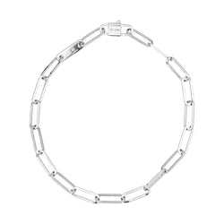 Bracelet Maille DINH VAN "Maillon" en or blanc - Castafiore