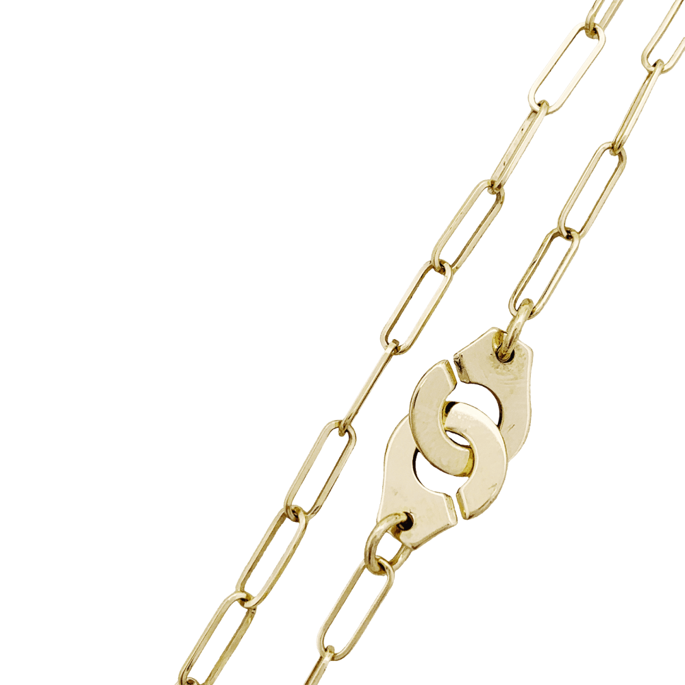 Bracelet Maille DINH VAN "Menottes R10" en or jaune - Castafiore
