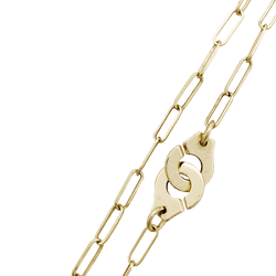 Bracelet Maille DINH VAN "Menottes R10" en or jaune - Castafiore