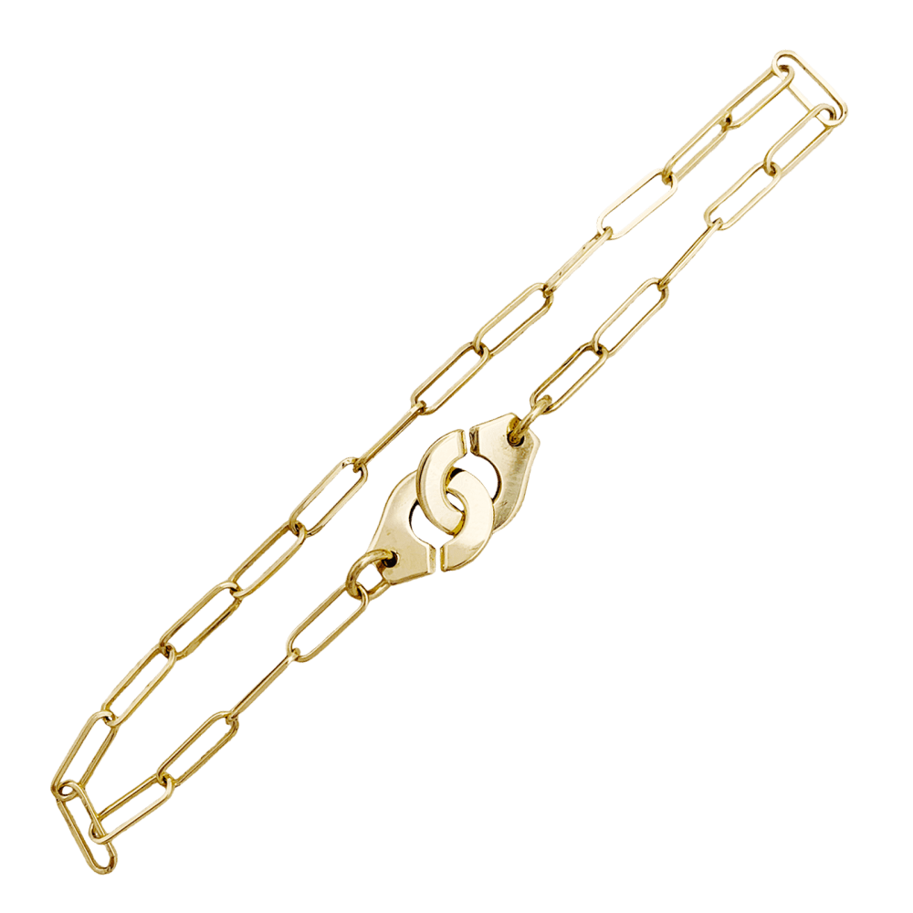 Bracelet Maille DINH VAN "Menottes R10" en or jaune - Castafiore