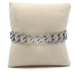 Bracelet Maille en or blanc et diamants - Castafiore
