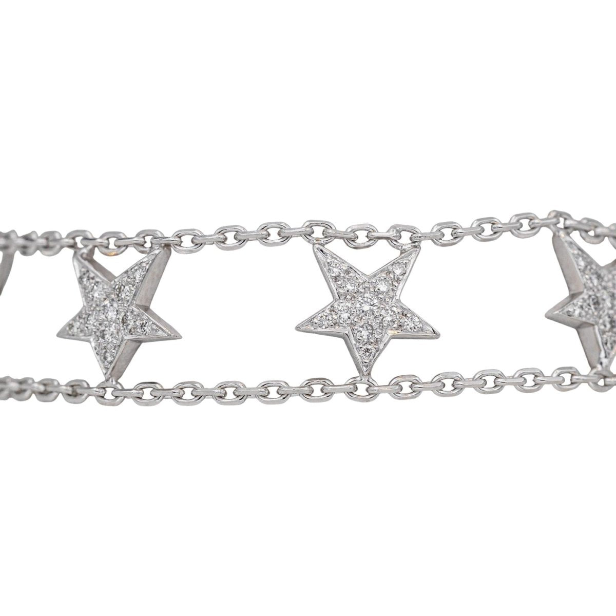 Bracelet Maille en or blanc et diamants - Castafiore