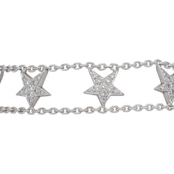 Bracelet Maille en or blanc et diamants - Castafiore