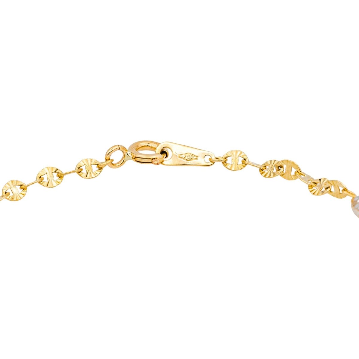 Bracelet Maille en or blanc et or jaune - Castafiore