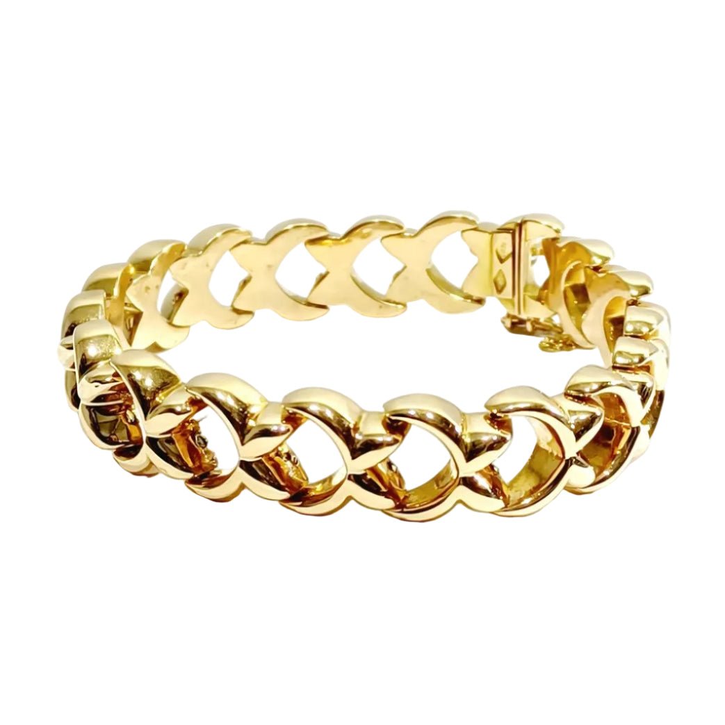 Bracelet Maille en or champagne - Castafiore