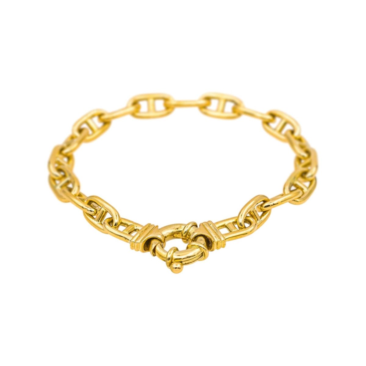 Bracelet Navy mesh Yellow gold