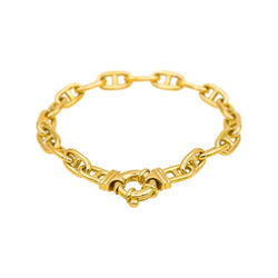 Bracelet Navy mesh Yellow gold