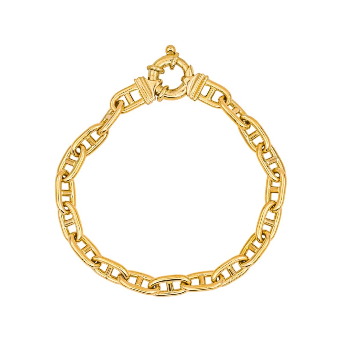 Bracelet Navy mesh Yellow gold