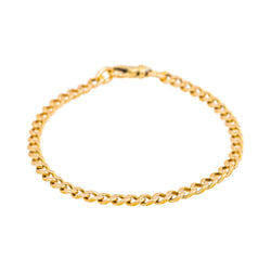 Bracelet Maille Gourmette Yellow gold