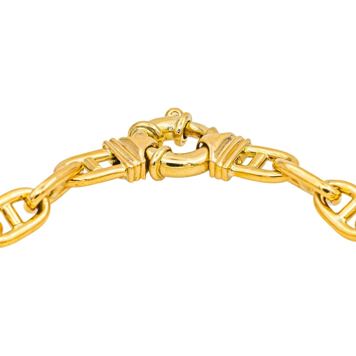 Bracelet Navy mesh Yellow gold
