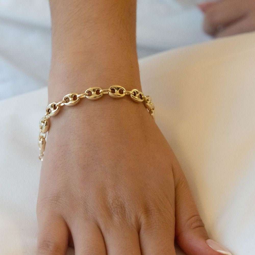 Bracelet maille en or jaune - Castafiore