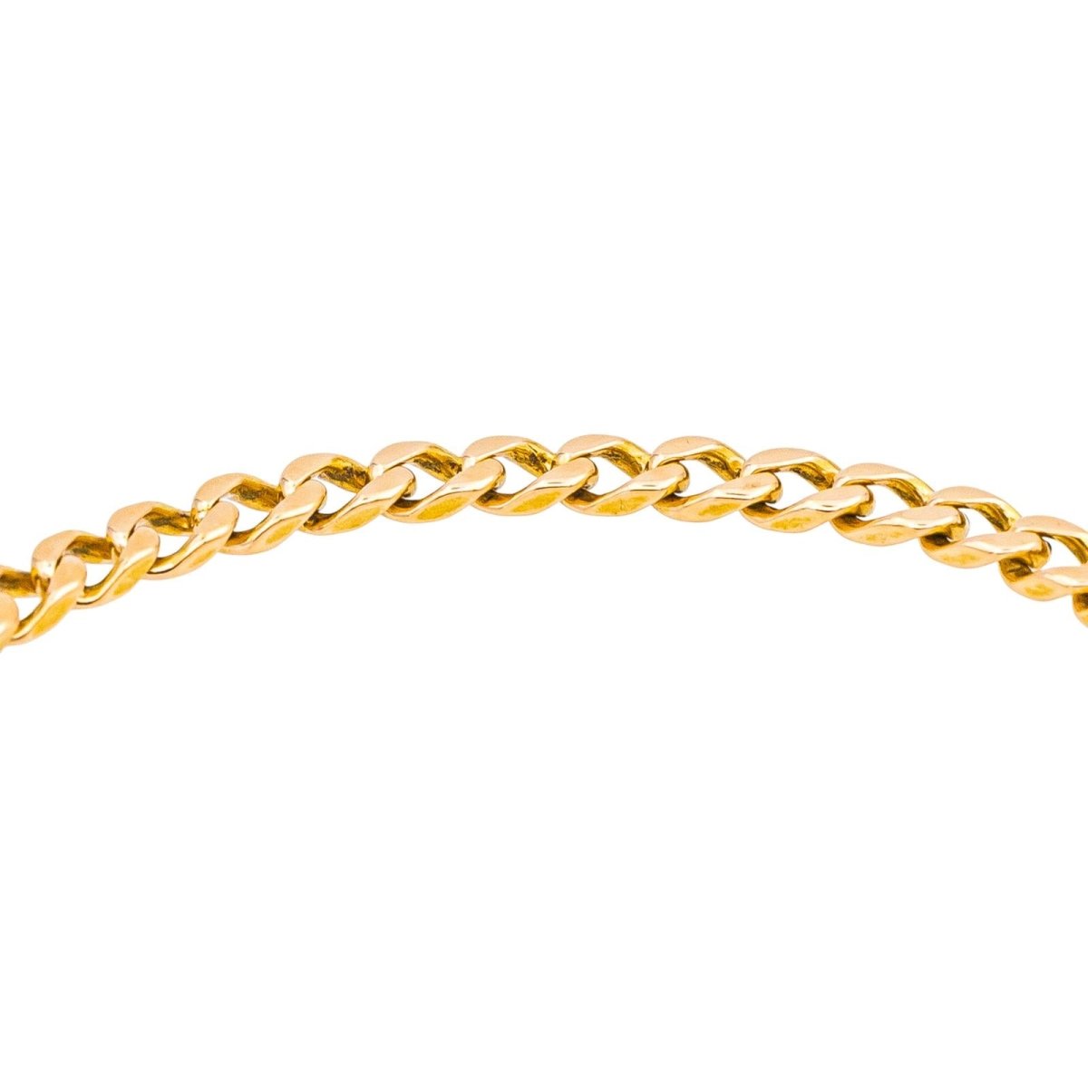 Bracelet Maille Gourmette Yellow gold