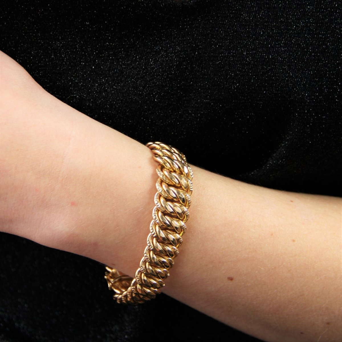 Bracelet Maille en or jaune - Castafiore