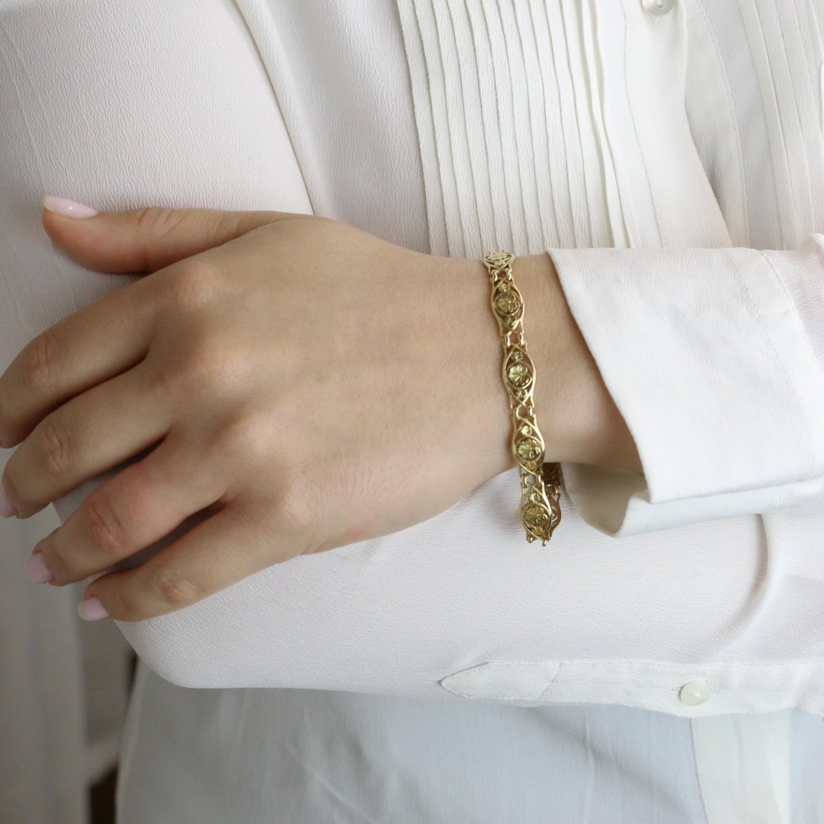 Bracelet Maille en or jaune - Castafiore