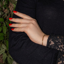 Bracelet Maille Gourmette Yellow gold