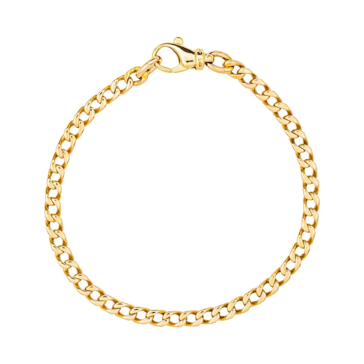 Bracelet Maille Gourmette Yellow gold