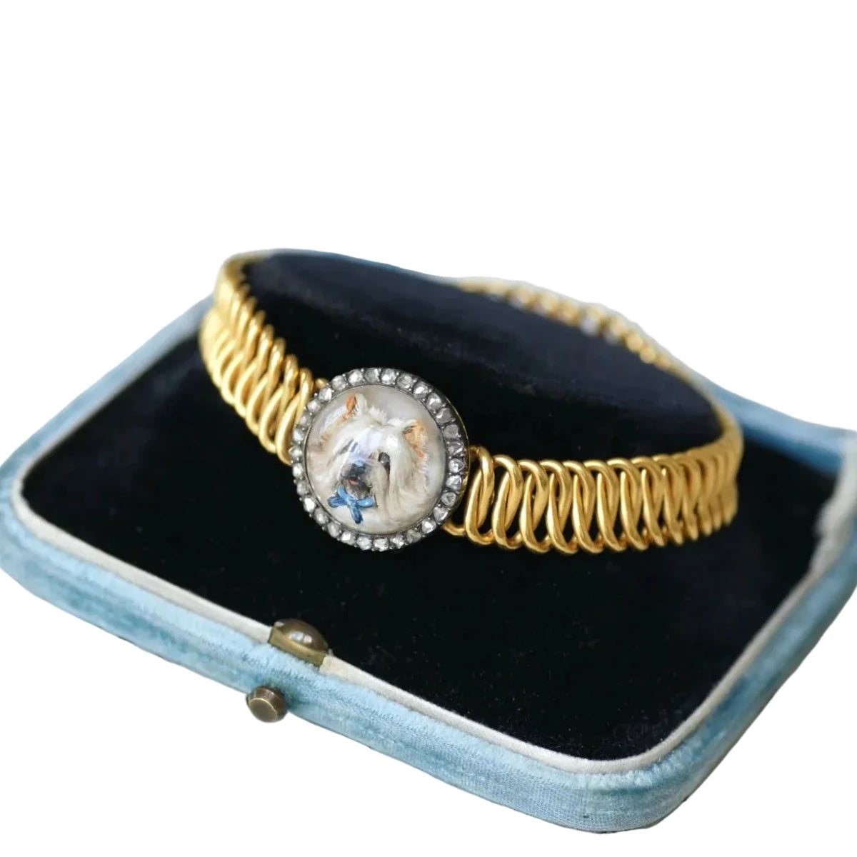 Bracelet Maille en or jaune, argent et diamants - Castafiore