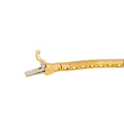 Bracelet Maille en Or jaune et blanc, Rubis et Diamant - Castafiore