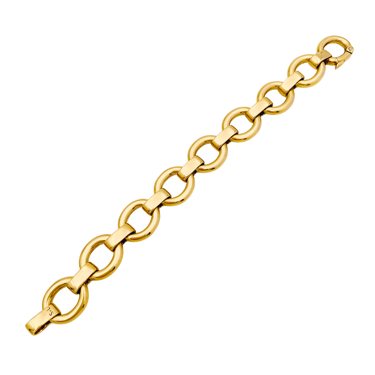 Bracelet Maille en or jaune et diamants - Castafiore