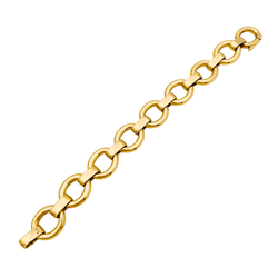 Bracelet Maille en or jaune et diamants - Castafiore
